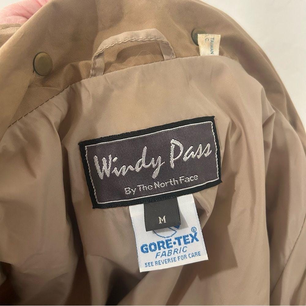 Vintage 70s 80s The North Face Windy Pass GORE-TEX Jacket Men's Medium Tan - Picture 11 of 12